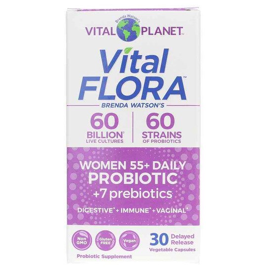 Vital Flora Women 55+ Daily Probiotic + Prebiotics, VTP